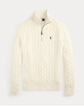 cardigans Pulls
Pull demi-zippé en coton torsadé